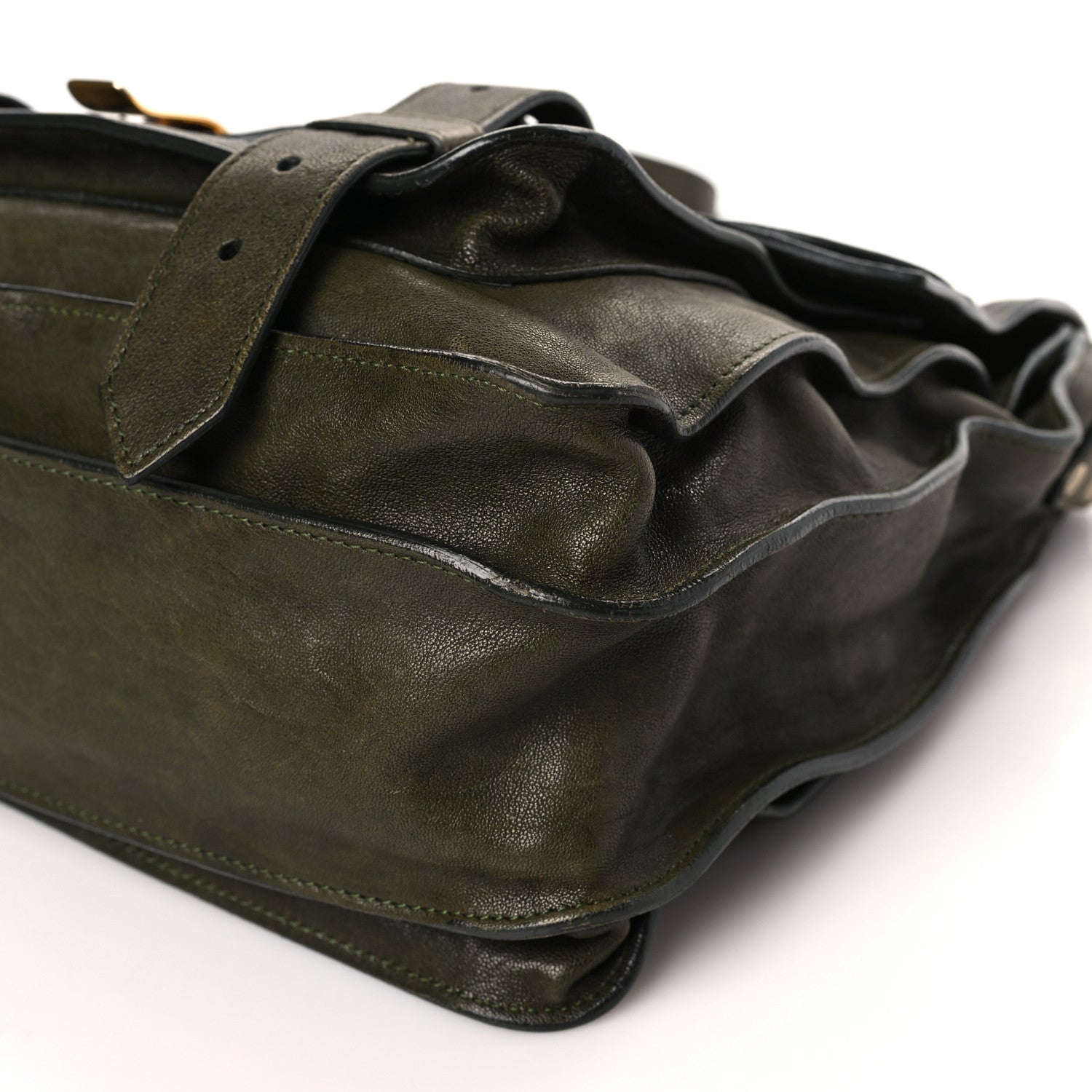 Proenza Schouler Lambskin Medium PS1 Satchel Military 8 of 9