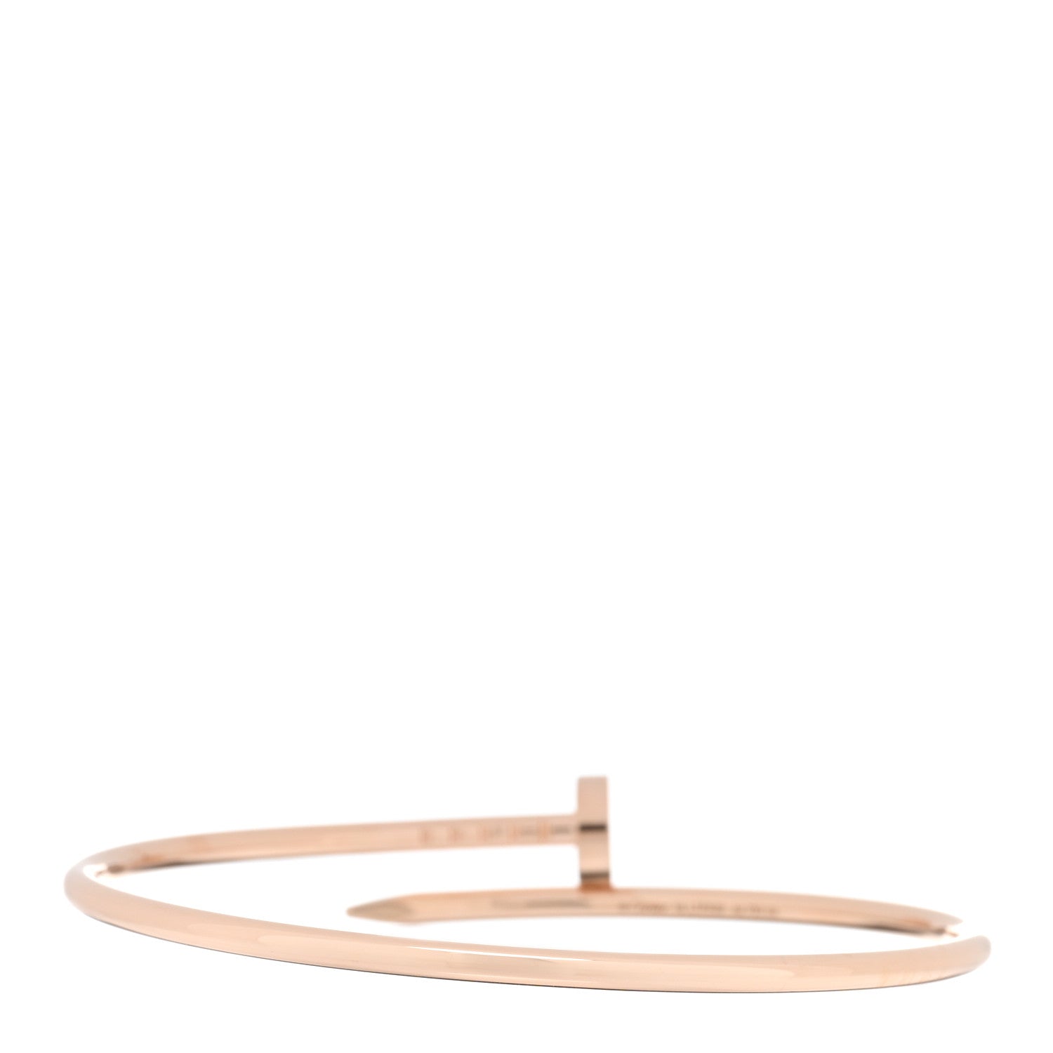 Cartier 18K Pink Gold Small Juste Un Clou Bracelet 16 2 of 4