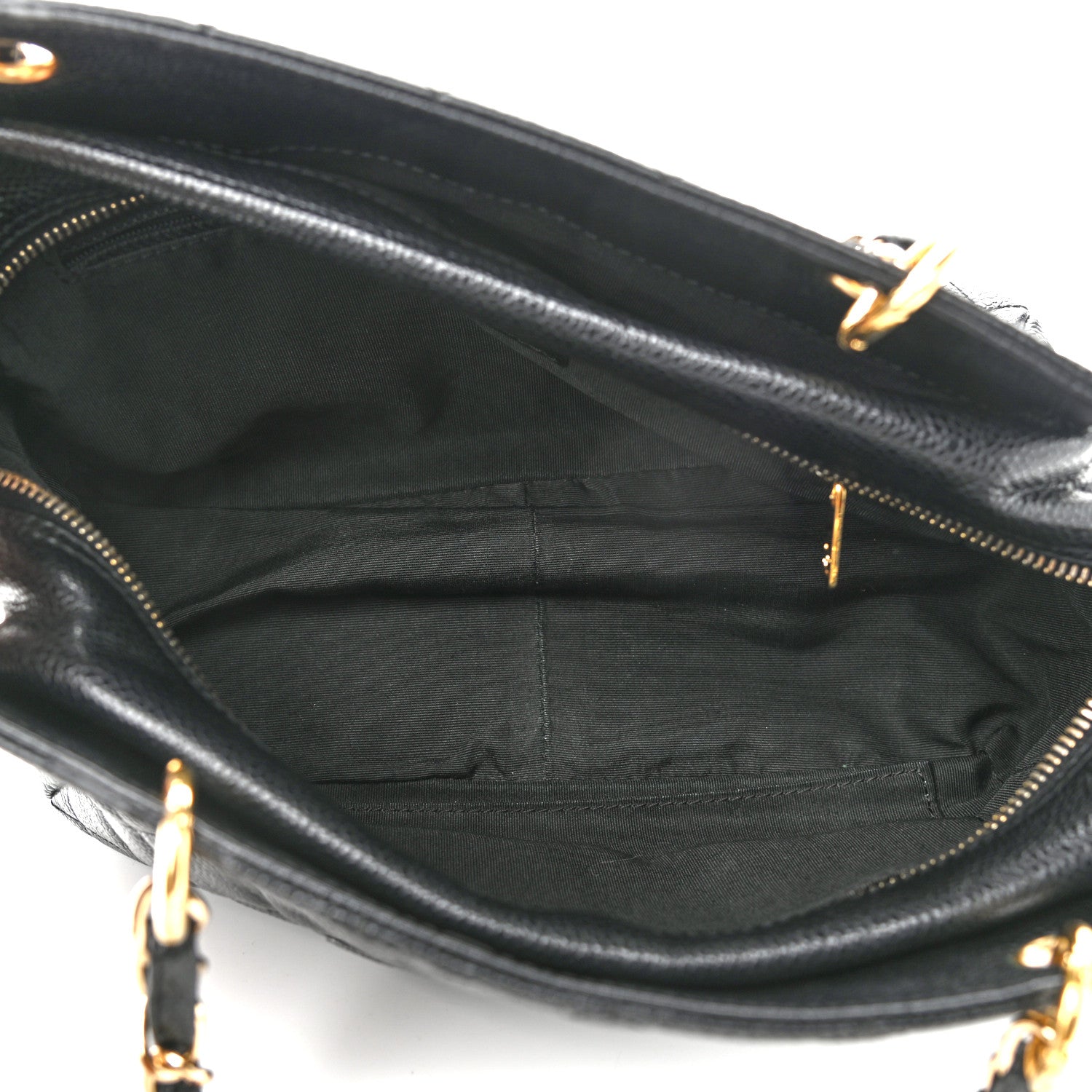 Chanel Caviar Quilted Petit Timeless Tote PTT Black 5 of 10