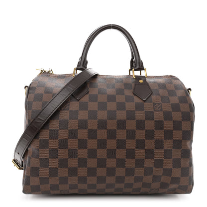 Louis Vuitton Damier Ebene Speedy Bandouliere 30 1 of 10
