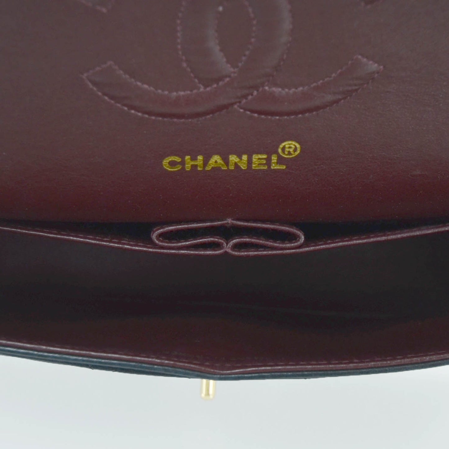 Lambskin Medium Double Flap Black