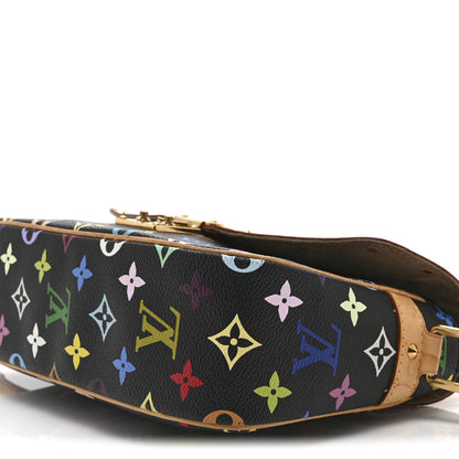 Louis Vuitton Monogram Multicolor Sologne Black 10 of 10