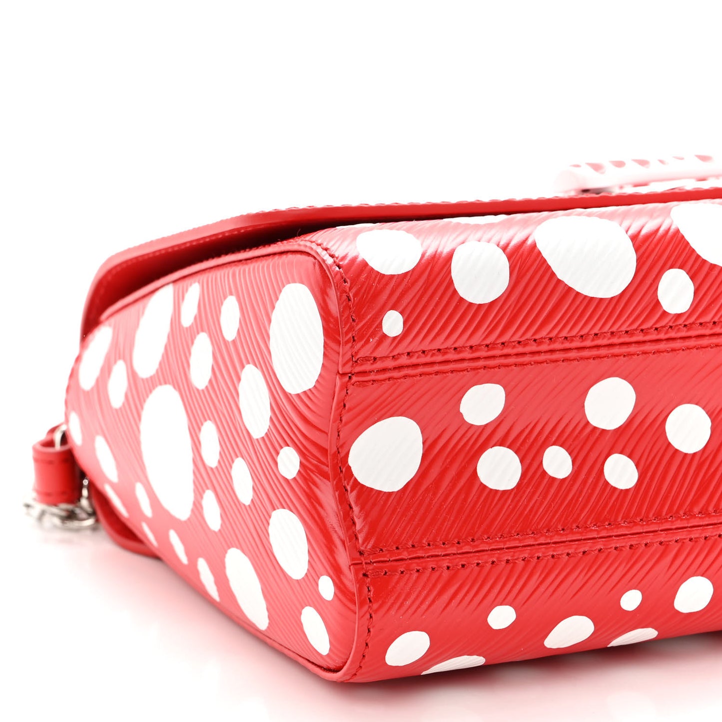 LV X YK Epi Infinity Dots Twist Shoulder Bag MM Red