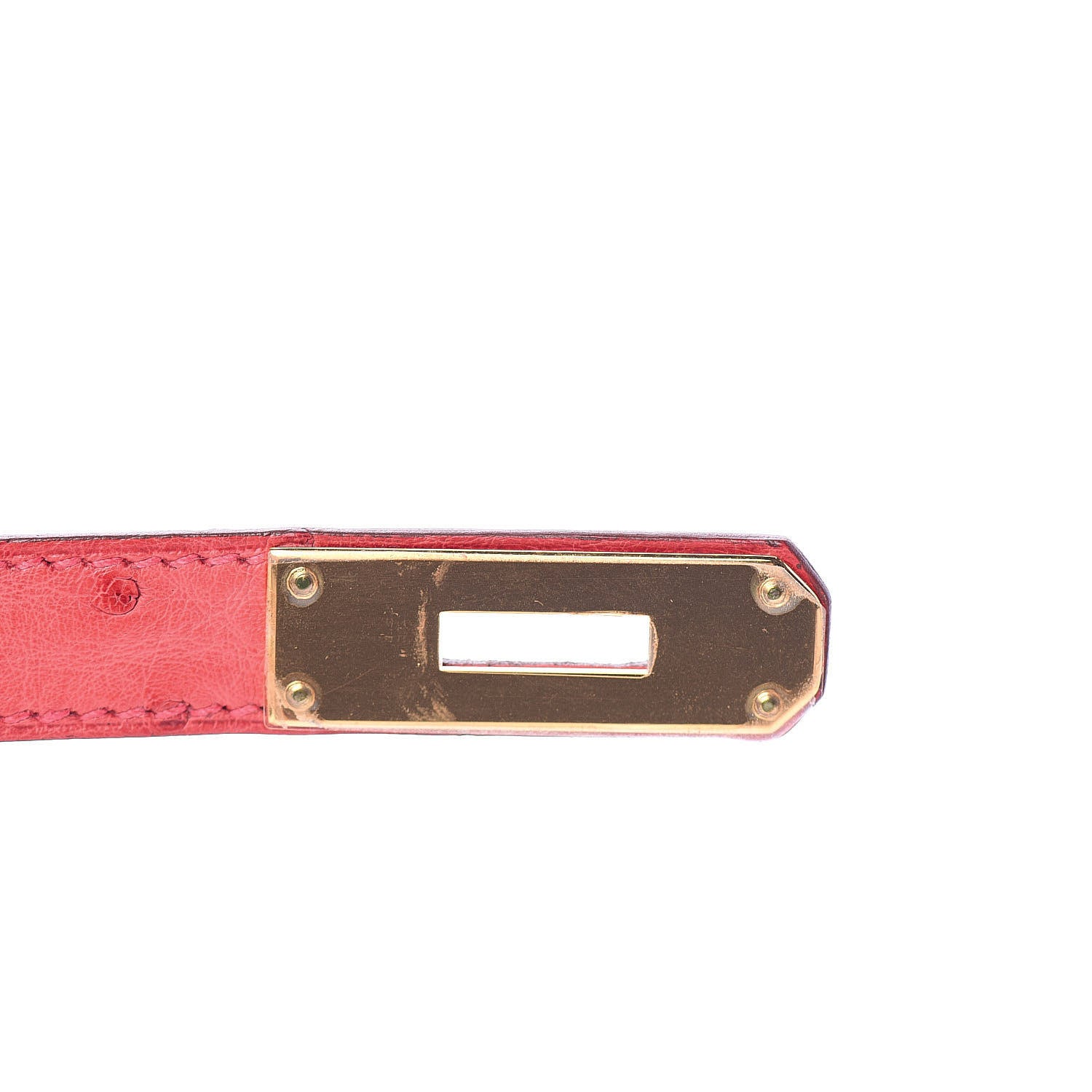 Hermes Ostrich Birkin 35 Rouge Vif 25 of 37