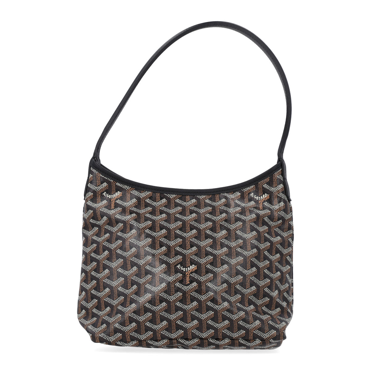 Goyardine Mini Boheme Hobo Black