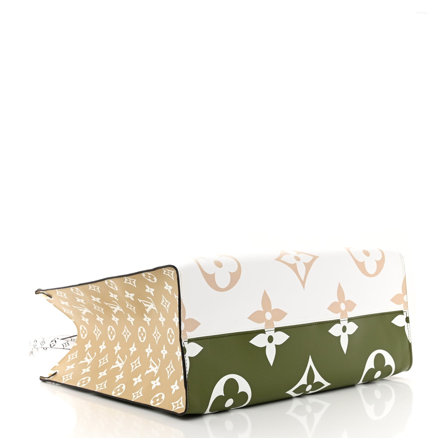 Monogram Giant Onthego GM Kaki Beige