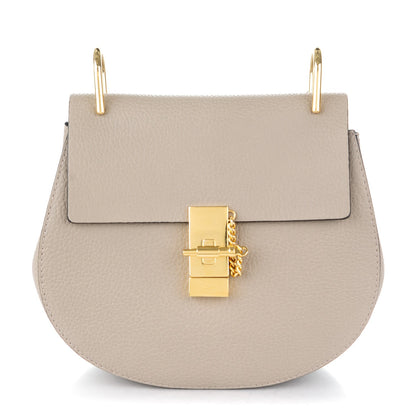 Chloe Grained Lambskin Drew Shoulder Bag Motty Grey 1 of 8