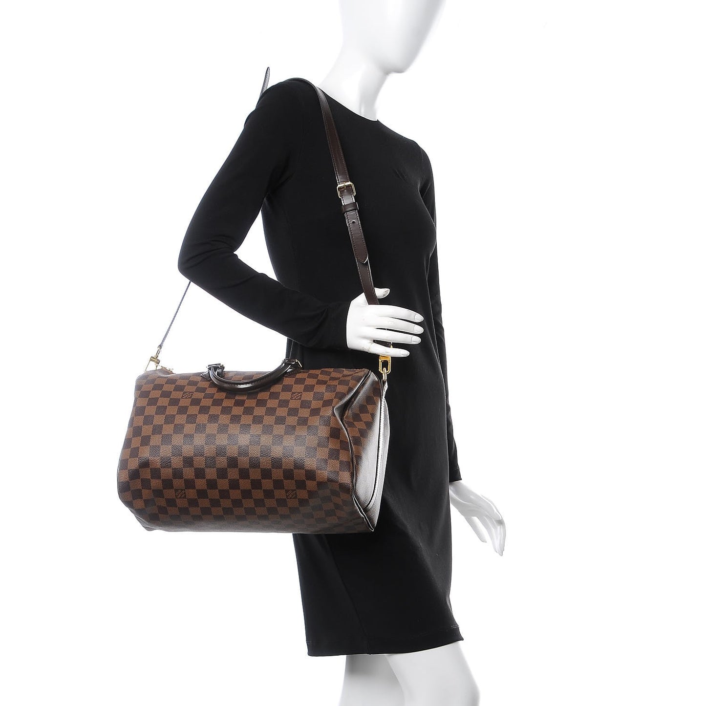 Damier Ebene Speedy Bandouliere 35