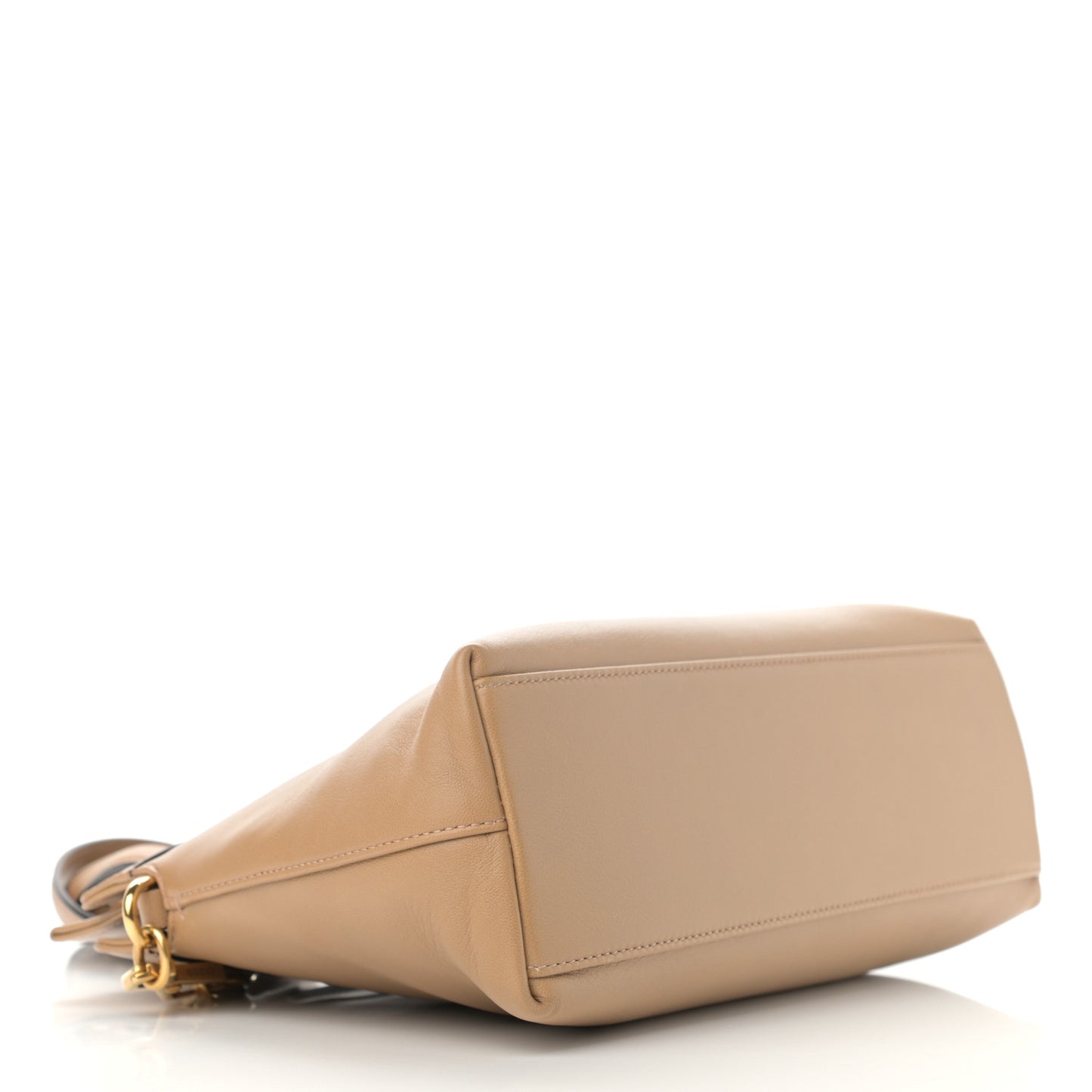 Lambskin Small Linea Matisse Top Handle Bag Natural Tan