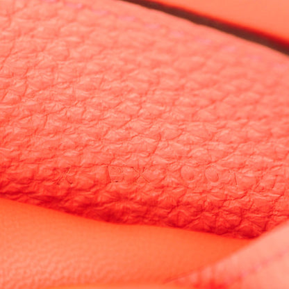 Hermes Togo Dogon Card Case Key Holder Rose Candy 7 of 7