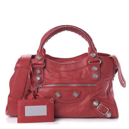 Balenciaga Agneau Giant 21 Silver Hardware City Rouge Coquelicot 1 of 10