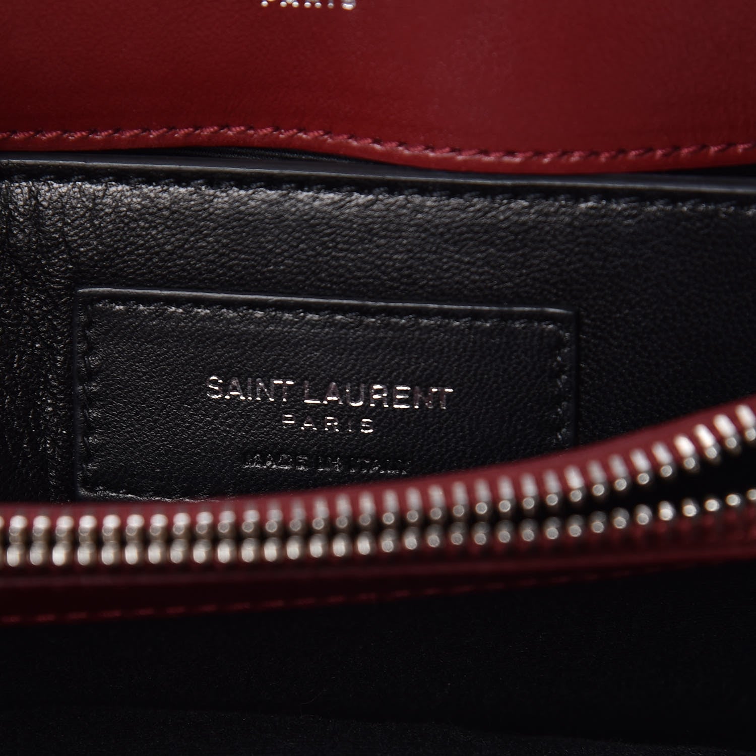 Saint Laurent Calfskin Y Quilted Monogram Small Loulou Chain Satchel Palissandre 8 of 11