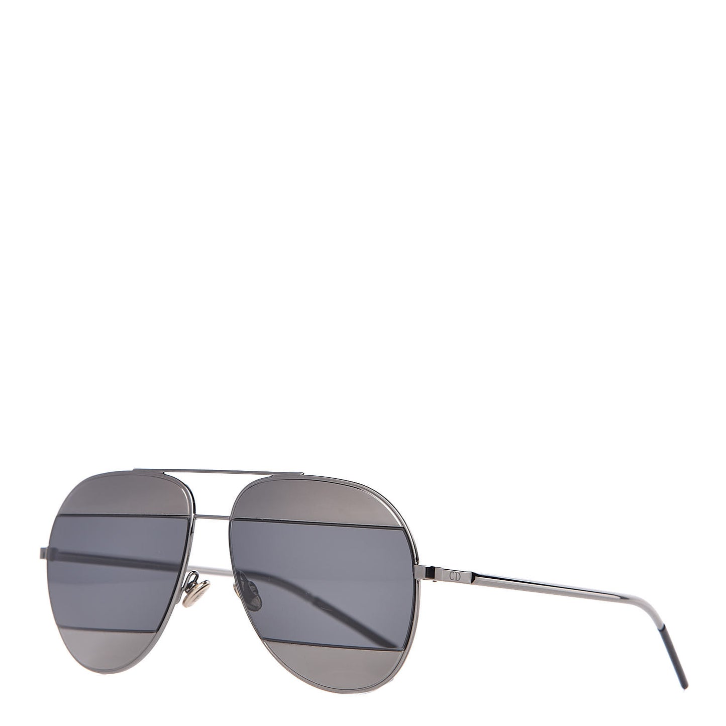 Split 1 Aviator Sunglasses Silver