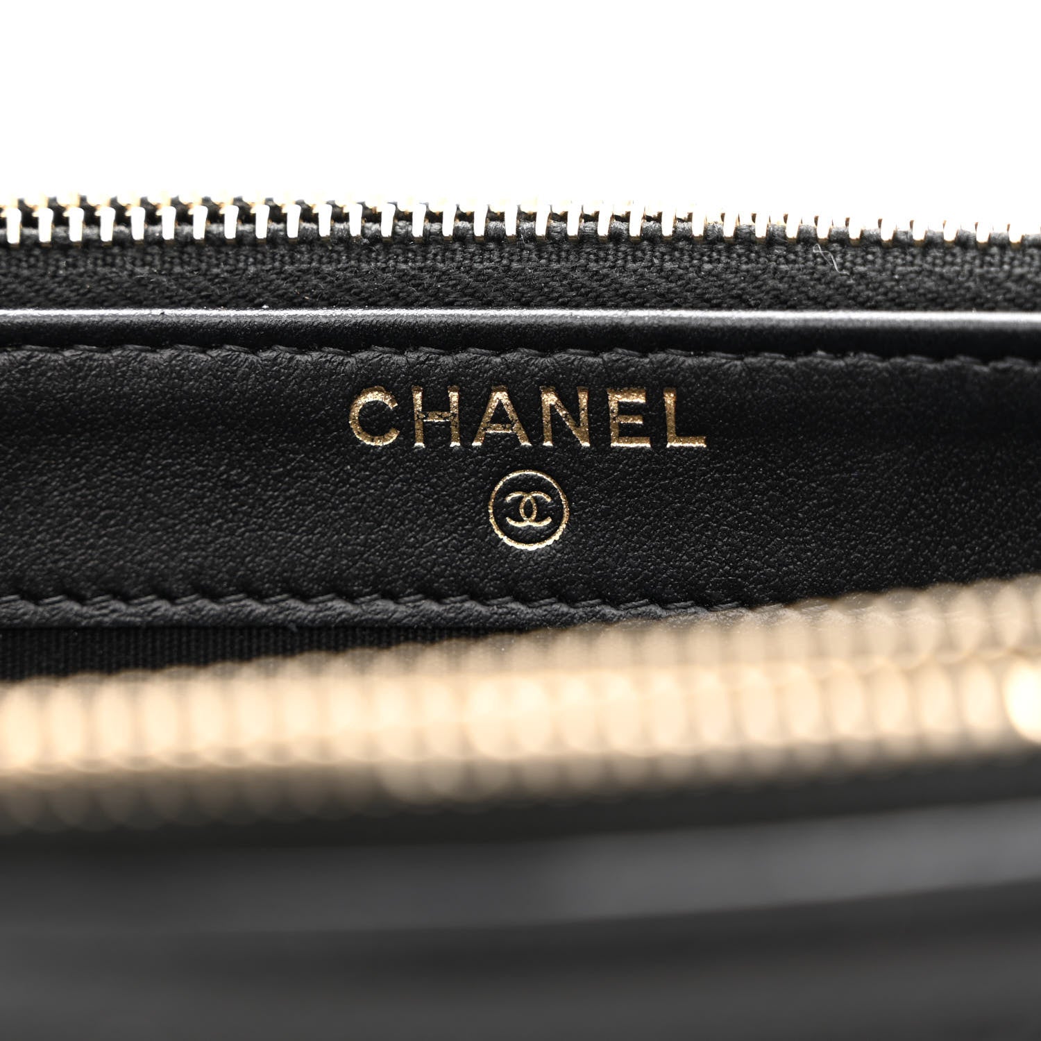 Chanel Caviar Quilted CC Filigree Clutch With Chain Black 8 of 14
