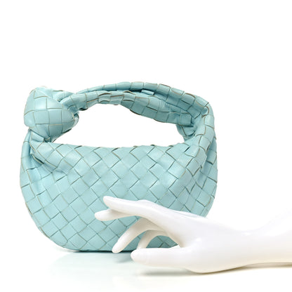 Bottega Veneta Nappa Intrecciato Mini Jodie Pale Blue 2 of 11