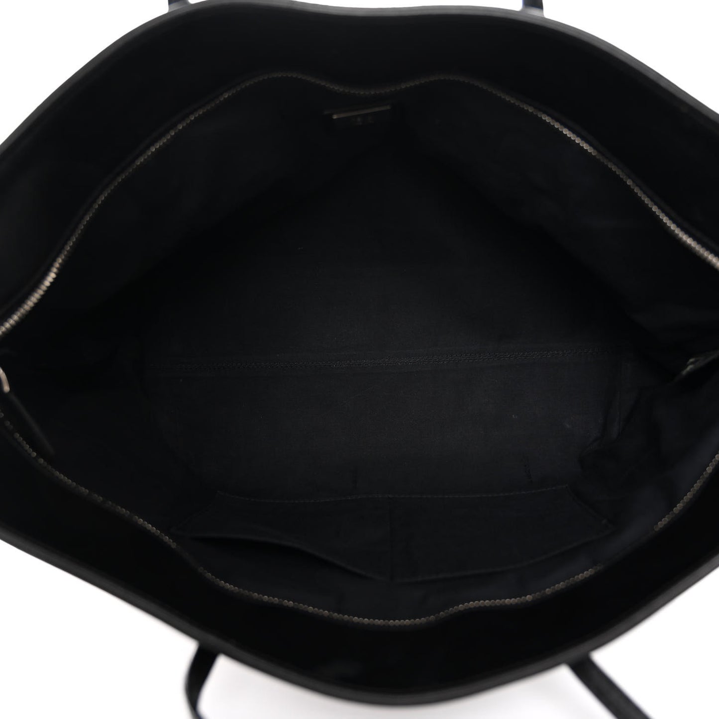 Vitello Liberty Lucido Metal Monster Eyes Medium Roll Tote Black