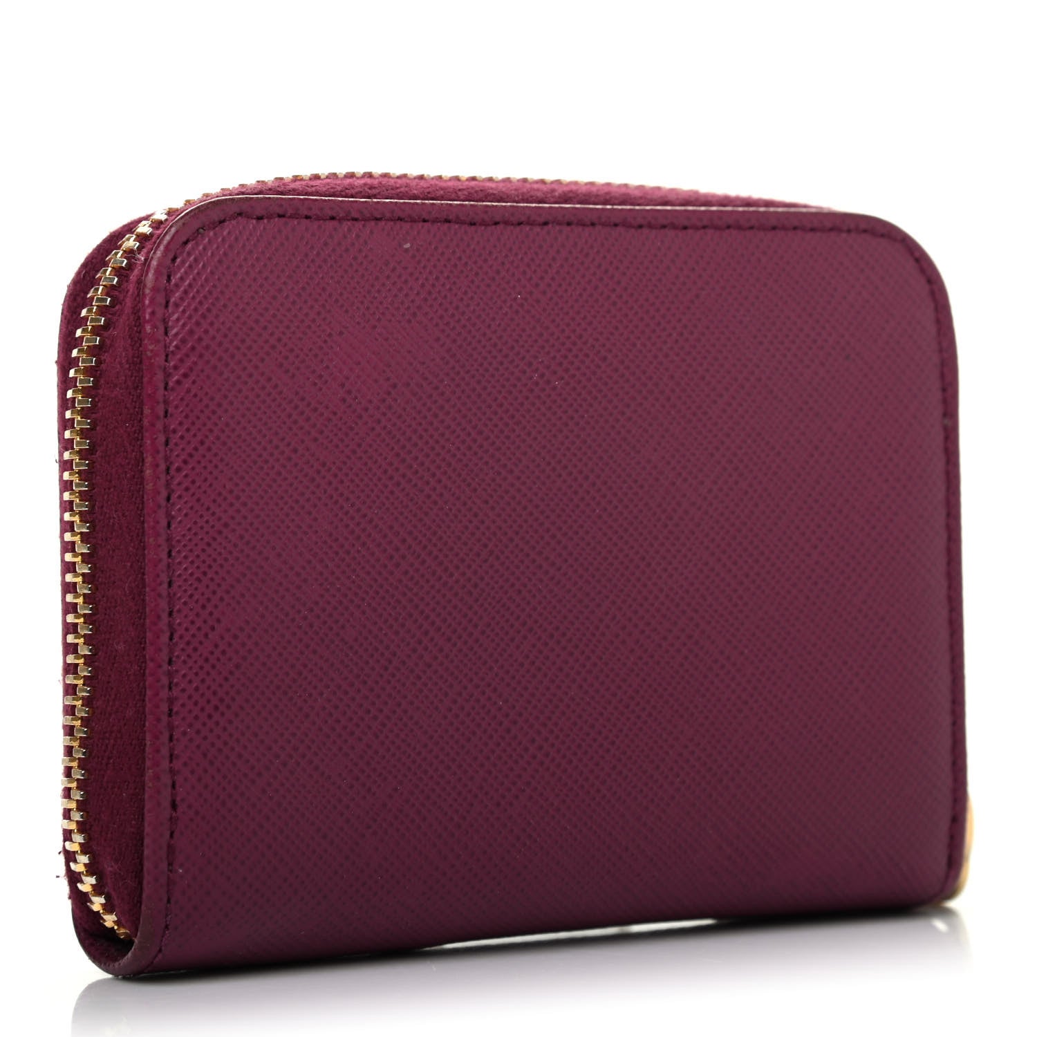 Prada Saffiano Metal Coin Purse Ametista 2 of 4