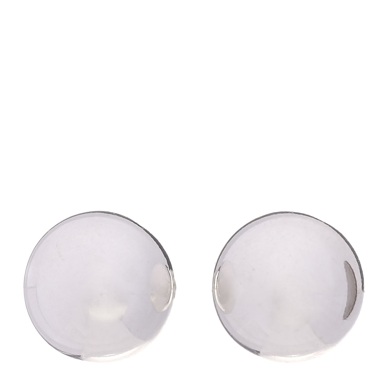 Tiffany Sterling Silver 10mm HardWear Ball Earrings 1 of 5