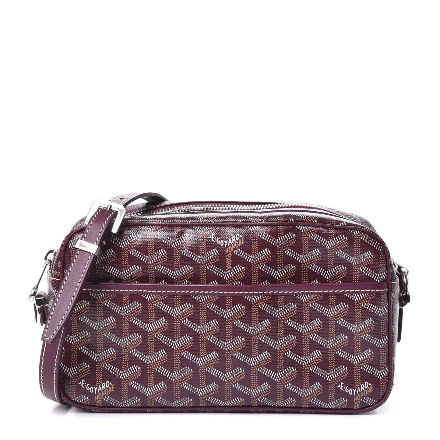 Goyardine Sac Cap Vert Burgundy