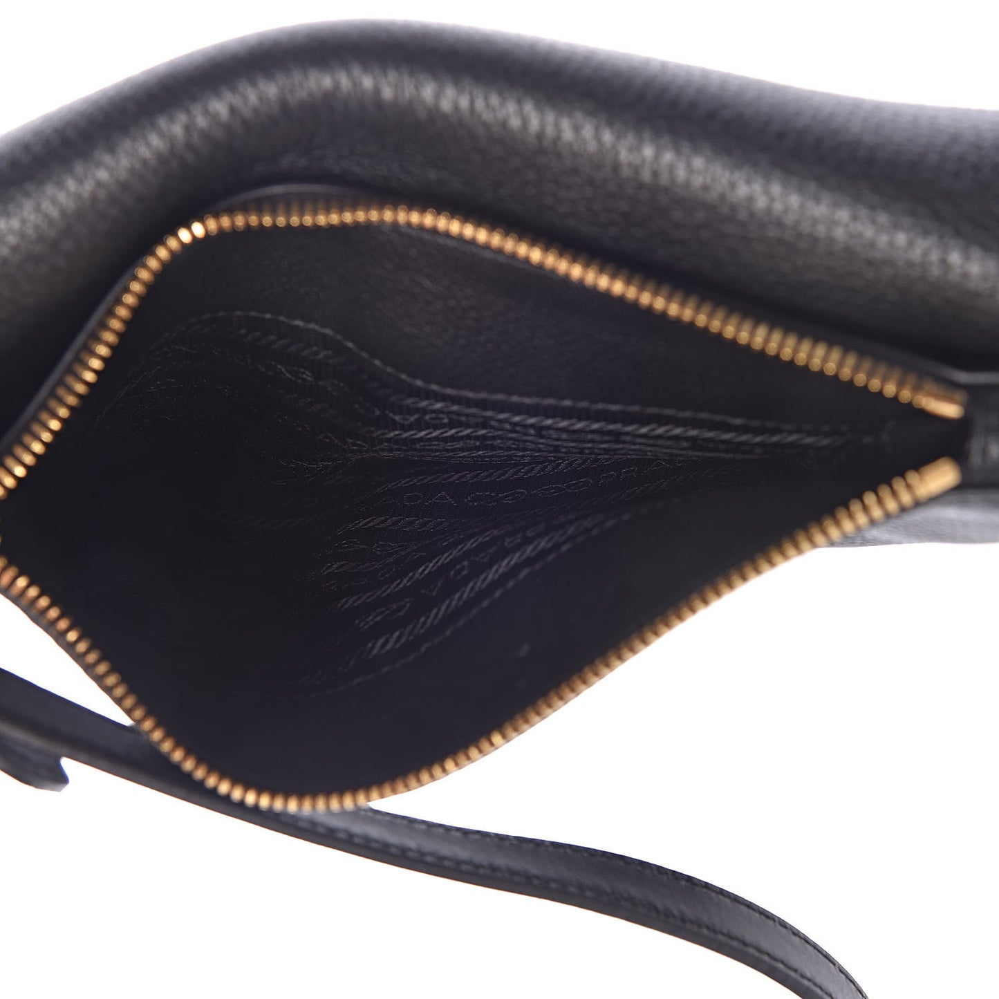 Vitello Daino Crossbody Flap Black