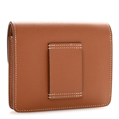 Hermes Evercolor Roulis Slim Wallet Gold 4 of 10