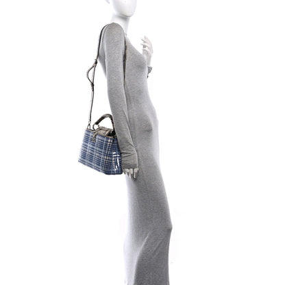 Louis Vuitton Tweed Sequins Snakeskin Capucines BB Blue 2 of 9