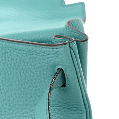 Hermes Togo Kelly Retourne 32 Bleu Atoll 11 of 19