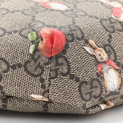 Gucci X PETER RABBIT GG Supreme Monogram Rabbit Print Childrens Belt Bag Beige Ebony Red 10 of 10