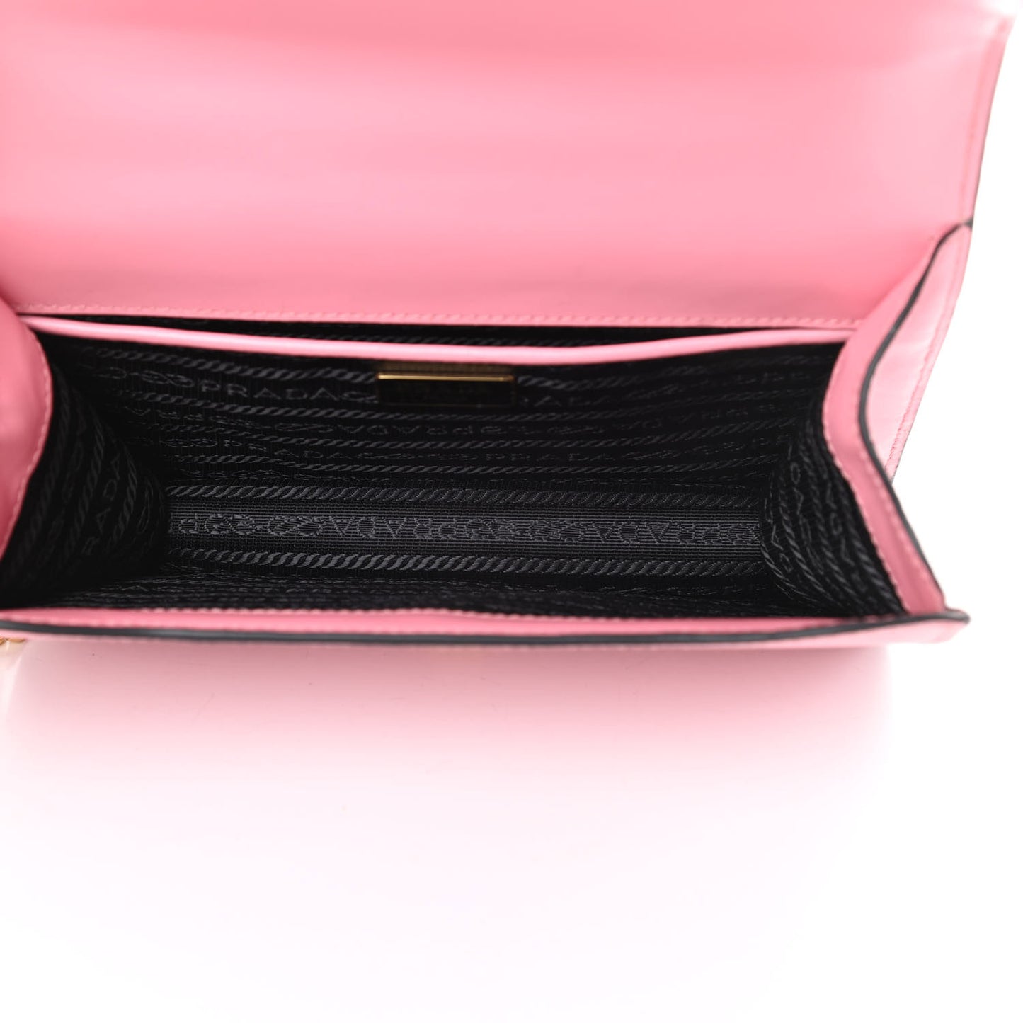 Saffiano Soft Calfskin Chain Crossbody Bag Petalo