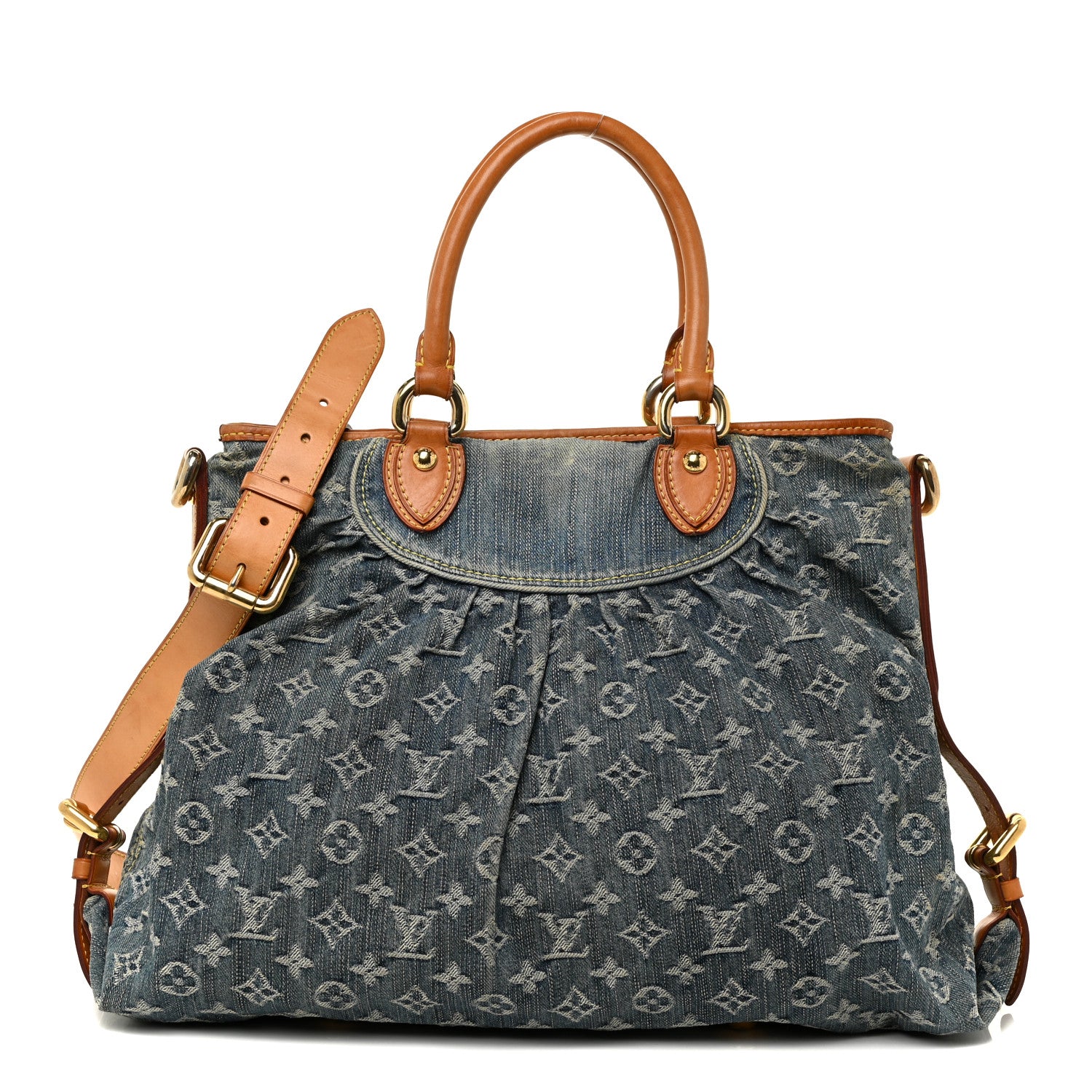 Louis Vuitton Denim Neo Cabby GM Blue 1 of 30
