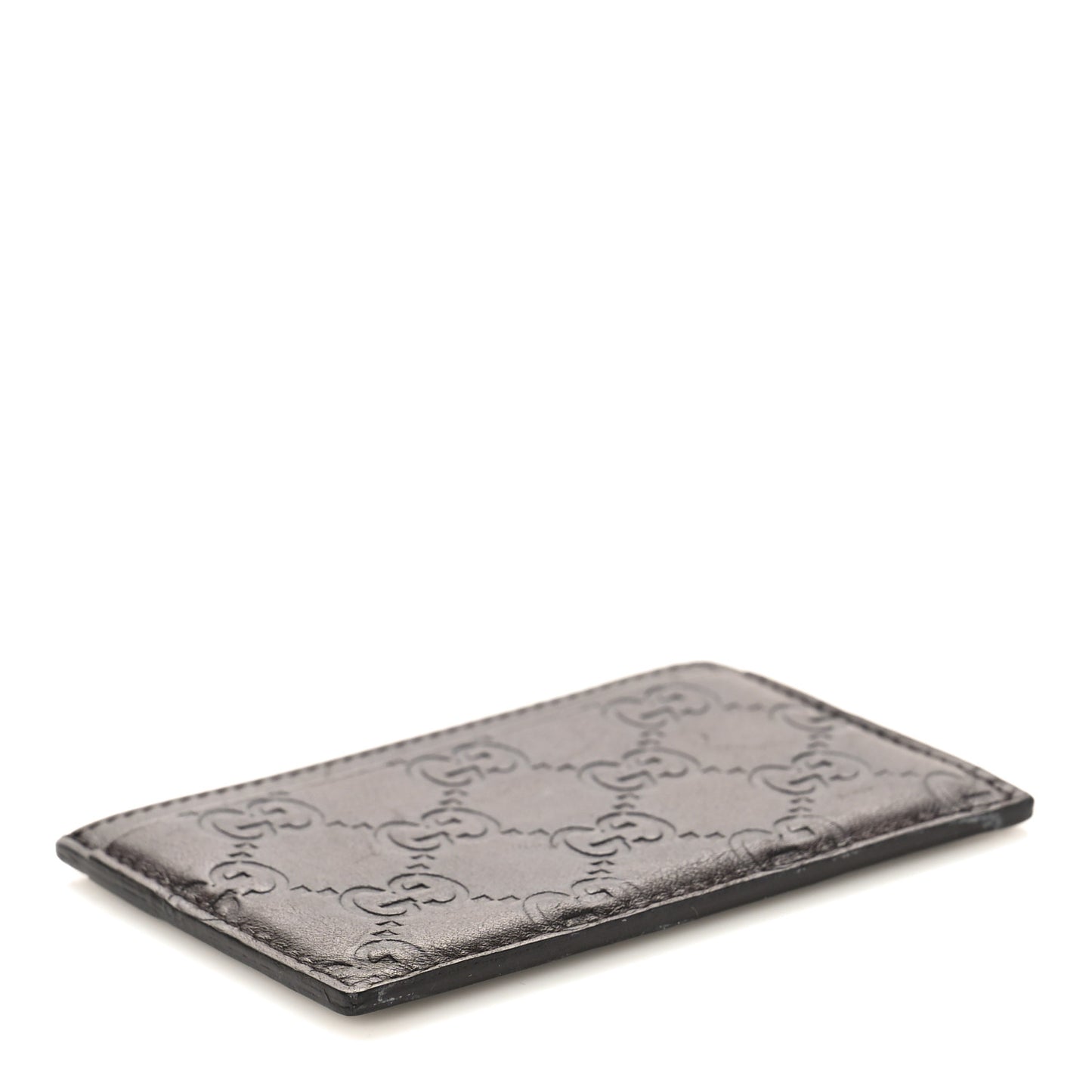 Guccissima Card Holder Brown