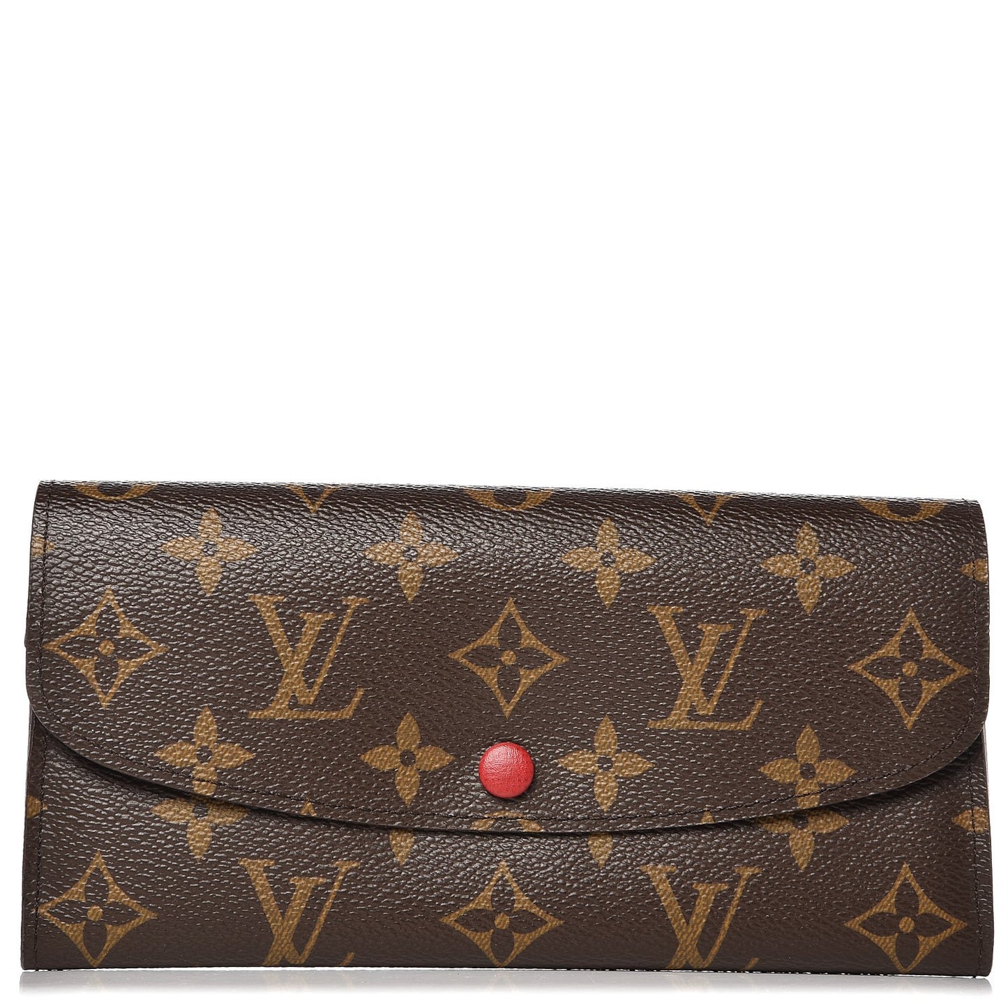 Monogram Emilie Wallet Red