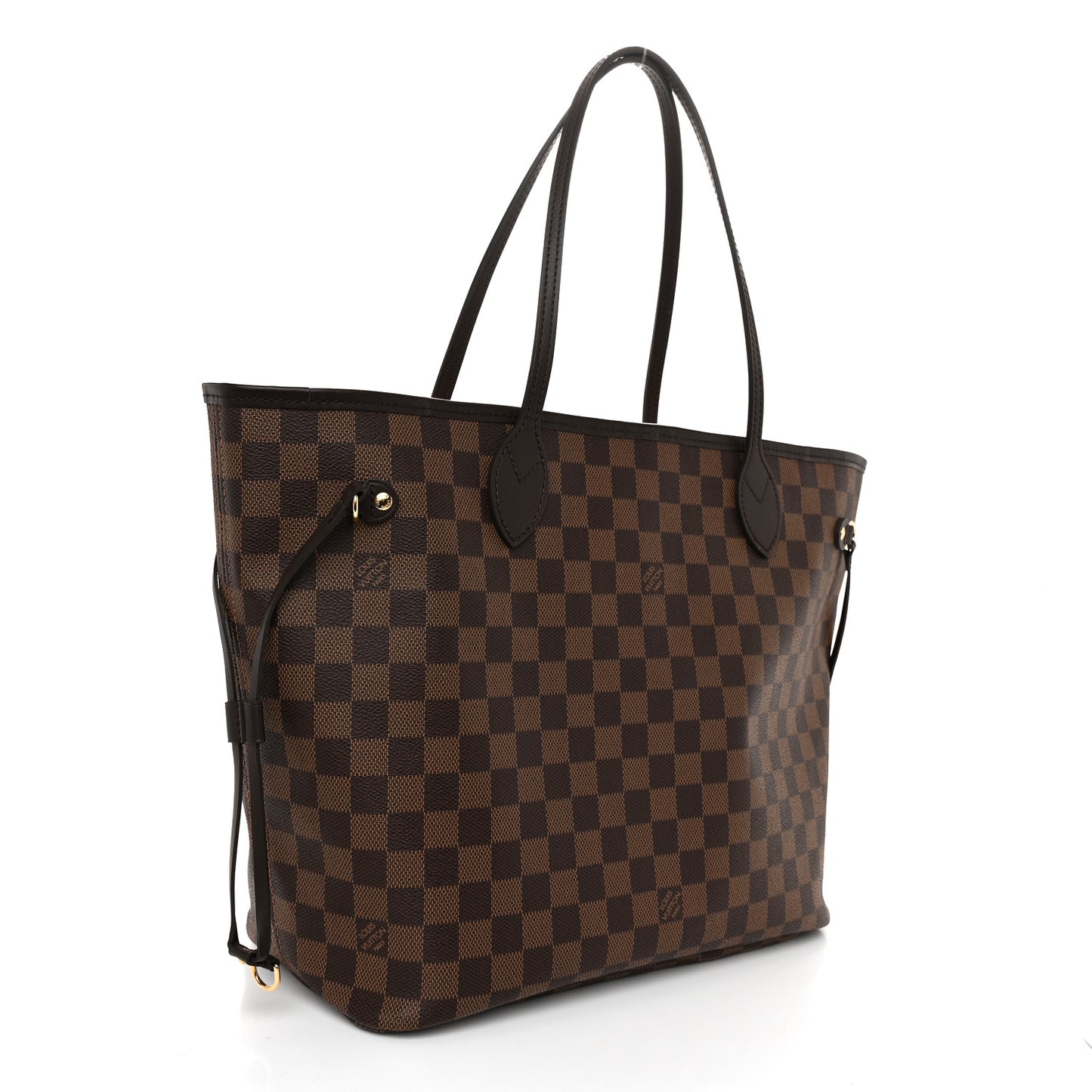 Damier Ebene Neo Neverfull MM Rose Ballerine