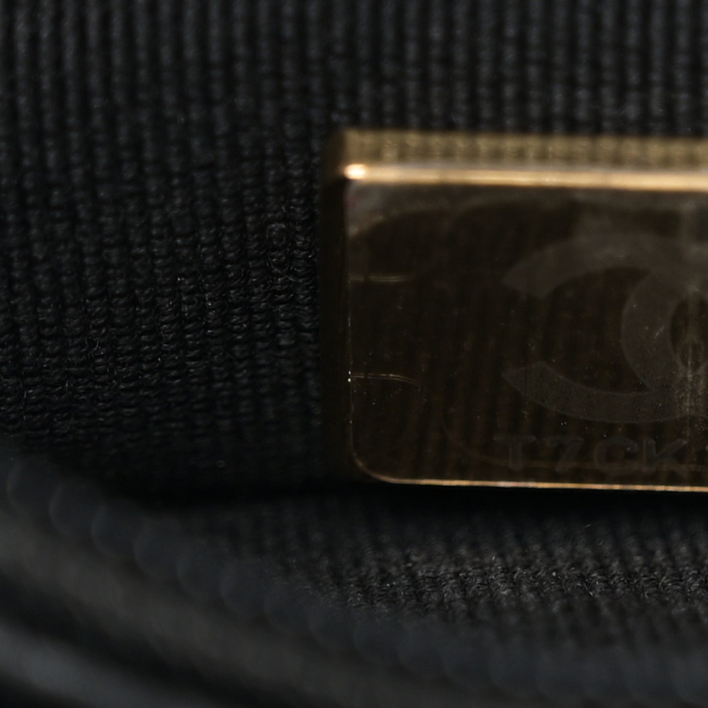 Tweed Houndstooth Quilted Nano Kelly Shopper Black White