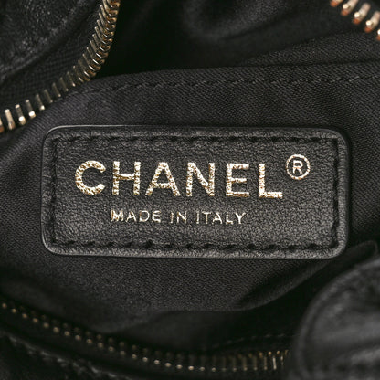 Chanel Lambskin Quilted Small Hobo Black 6 of 9