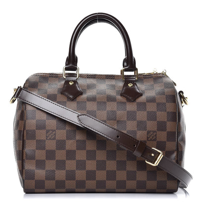 Louis Vuitton Damier Ebene Speedy Bandouliere 25 1 of 9