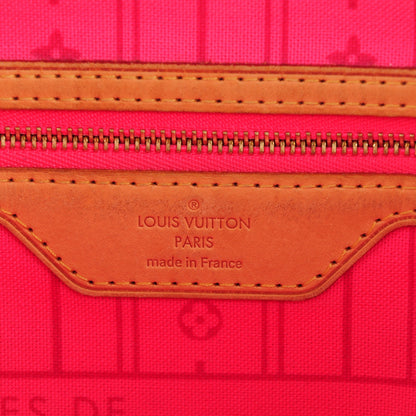 Louis Vuitton Monogram Roses Neverfull MM 6 of 10