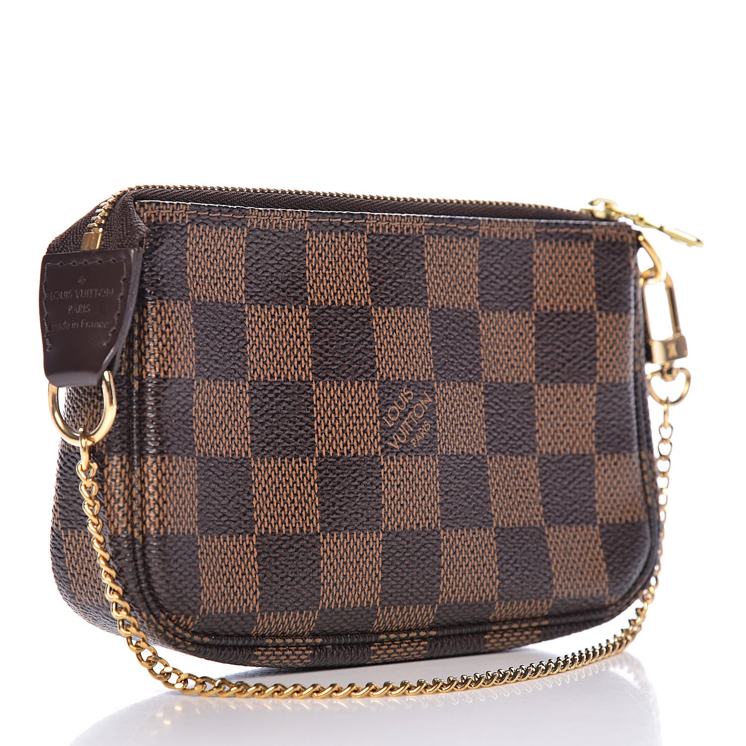 Louis Vuitton Damier Ebene Complice Trunks and Bags Mini Pochette Accessories Red 3 of 8