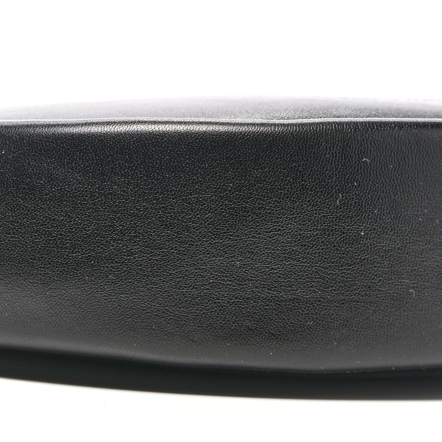 Smooth Calfskin Hula Hoop Shoulder Bag Black