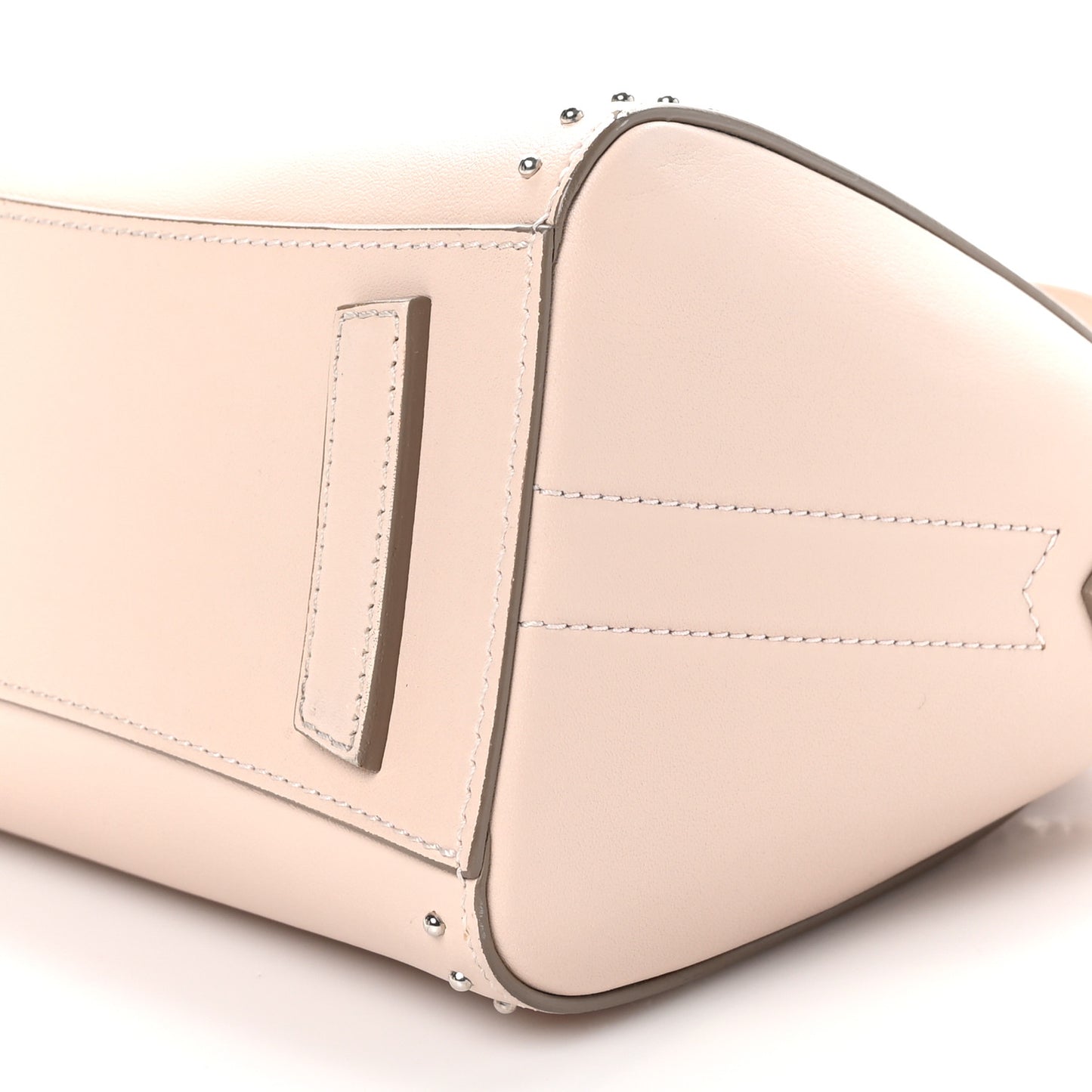 Calfskin Small Studded Antigona Beige Buff