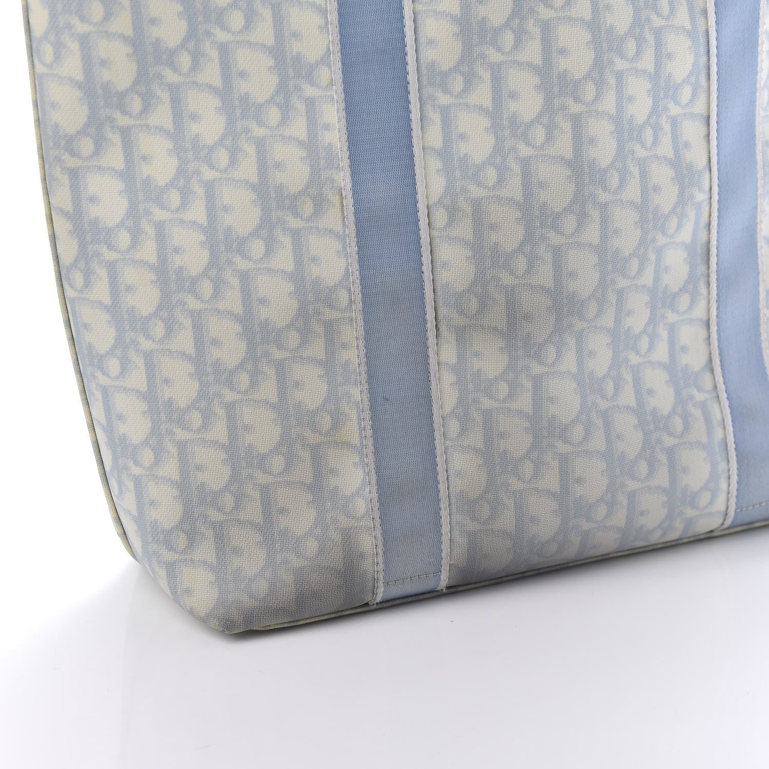 Christian Dior Monogram Trotter No 2 Shopping Tote Blue 11 of 12
