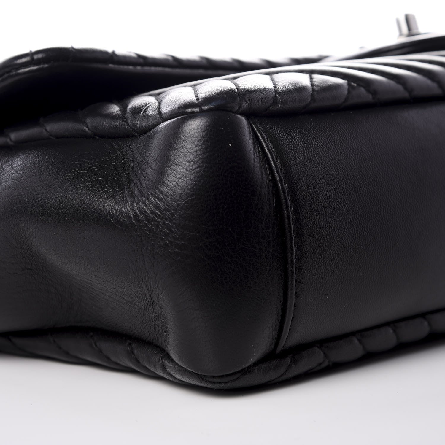 Chanel Lambskin Large CC Crossing Flap Black 5 of 8