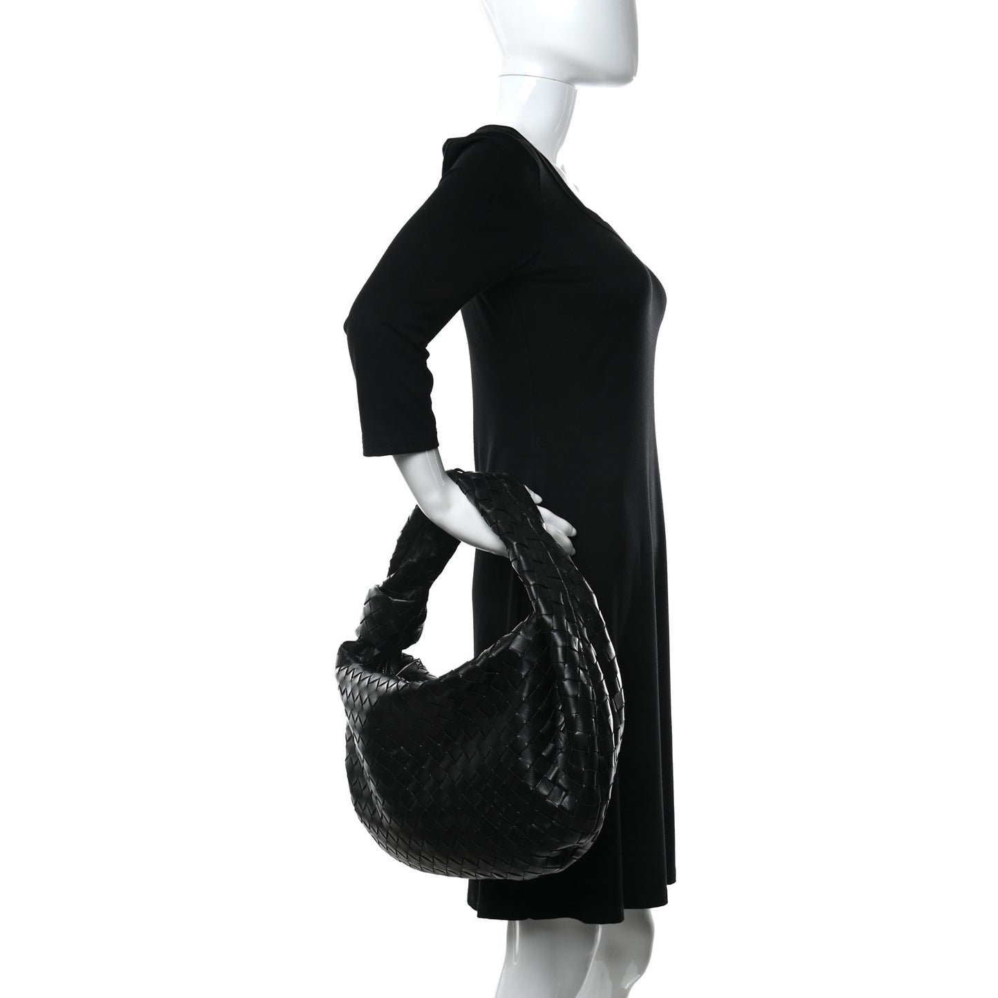 Nappa Intrecciato Medium Jodie Black