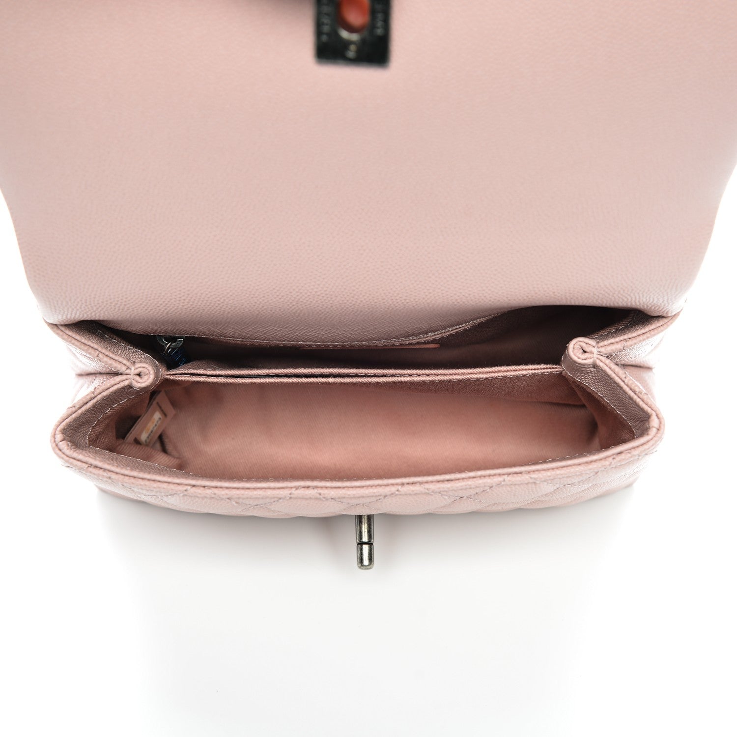 Chanel Caviar Quilted Mini Coco Handle Flap Pink 5 of 9