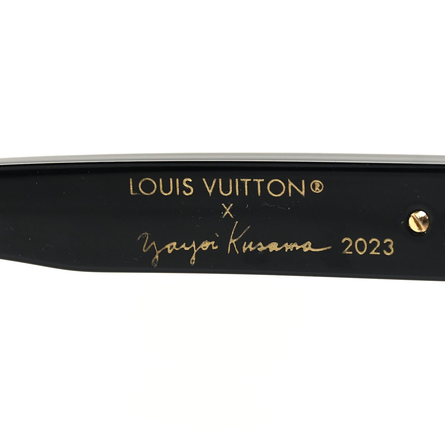 LV X YK Acetate Painted Dots Sunglasses Z1903W Black Multicolor
