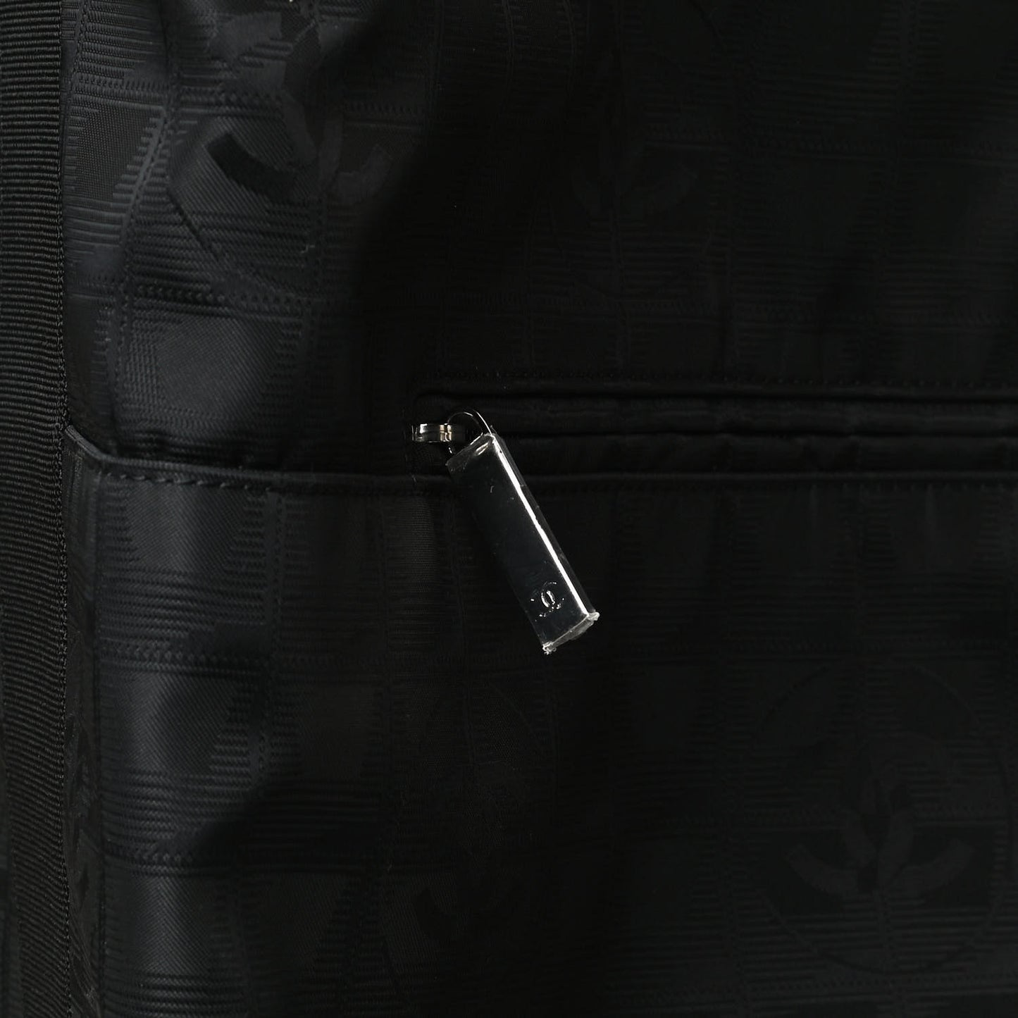 Nylon Travel Trolley Rolling Luggage Black