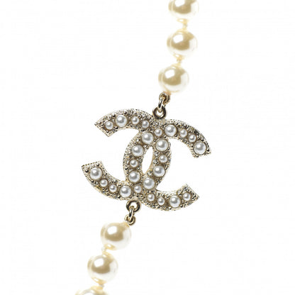 Chanel Graduated Pearl CC Short Necklace Gold 4 of 6