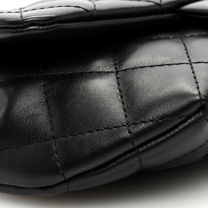 Chanel Calfskin Quilted CC Uniform Flap Belt Bag Black 9 of 10