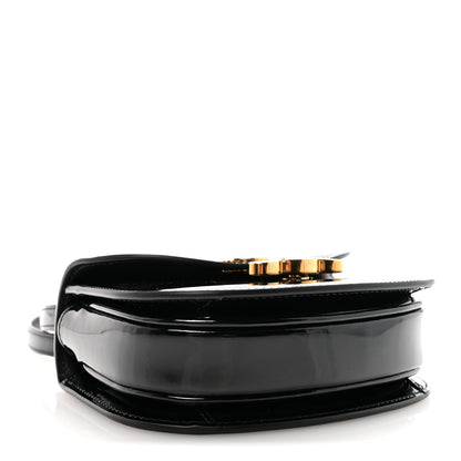 Celine Patent Calfskin Triomphe Mini Besace Clea Black 4 of 10