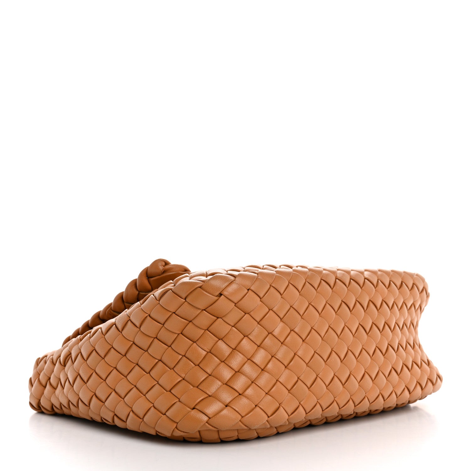 Bottega Veneta Nappa Intreccio Padded Small Cobble Shoulder Bag Caramel 4 of 13
